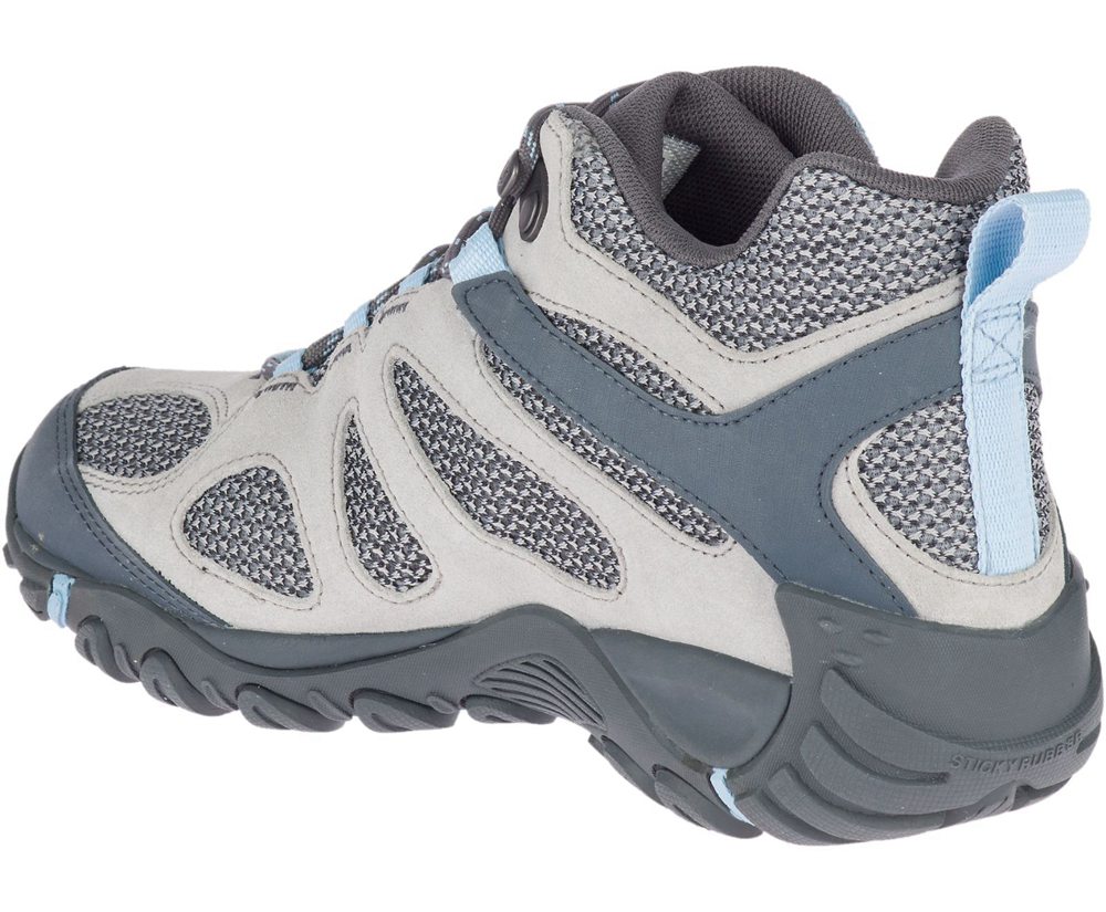 Merrell Støvler Dame - Yokota 2 Mid Waterproof - Grå - LVQ871502